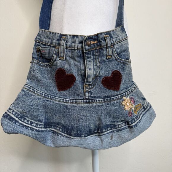 Levi's Handbags - Handmade Levi’s Denim Jean Upcylced Unlined Crossbody Bag Patchwork Y2K 90’s Art